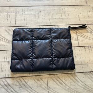 Navy Quilted Small Bag